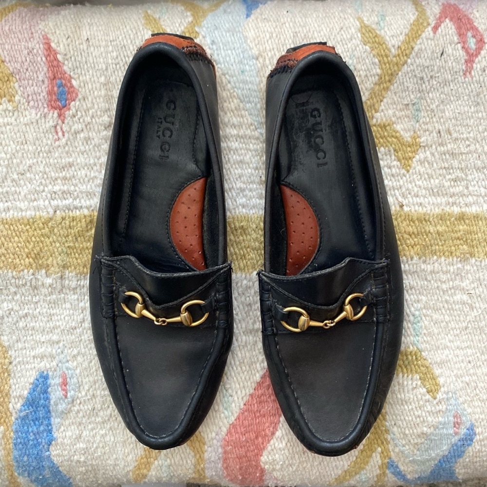 Gucci horsebit black 8.5m loafers